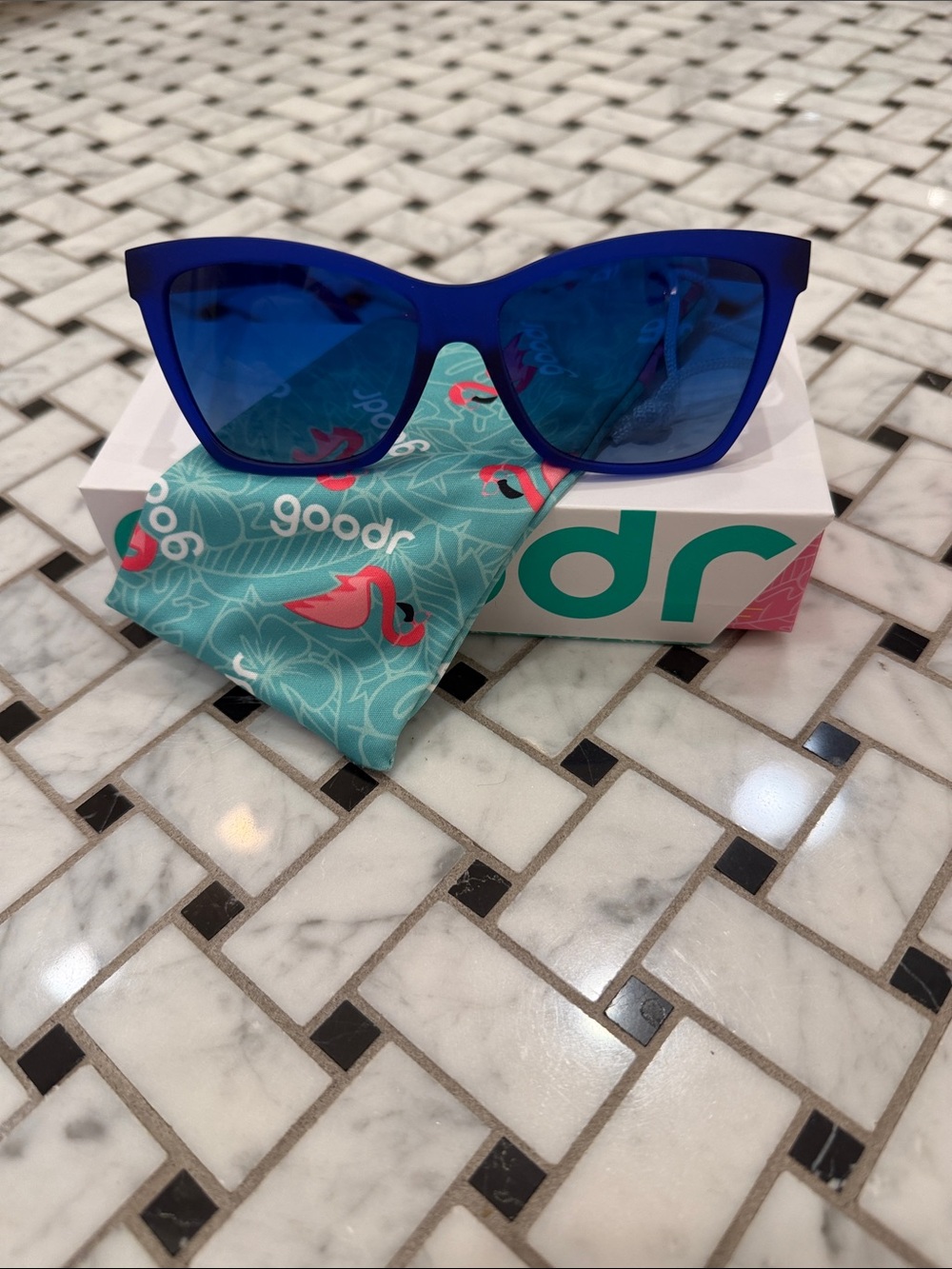 Goodr Blue Mirrored Sunglasses